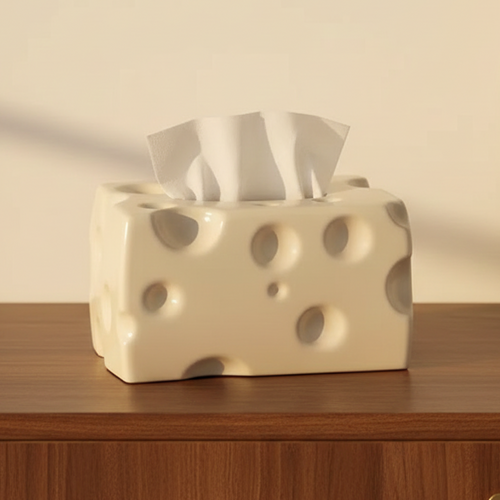 Cheesy Ceramic Tissue Box