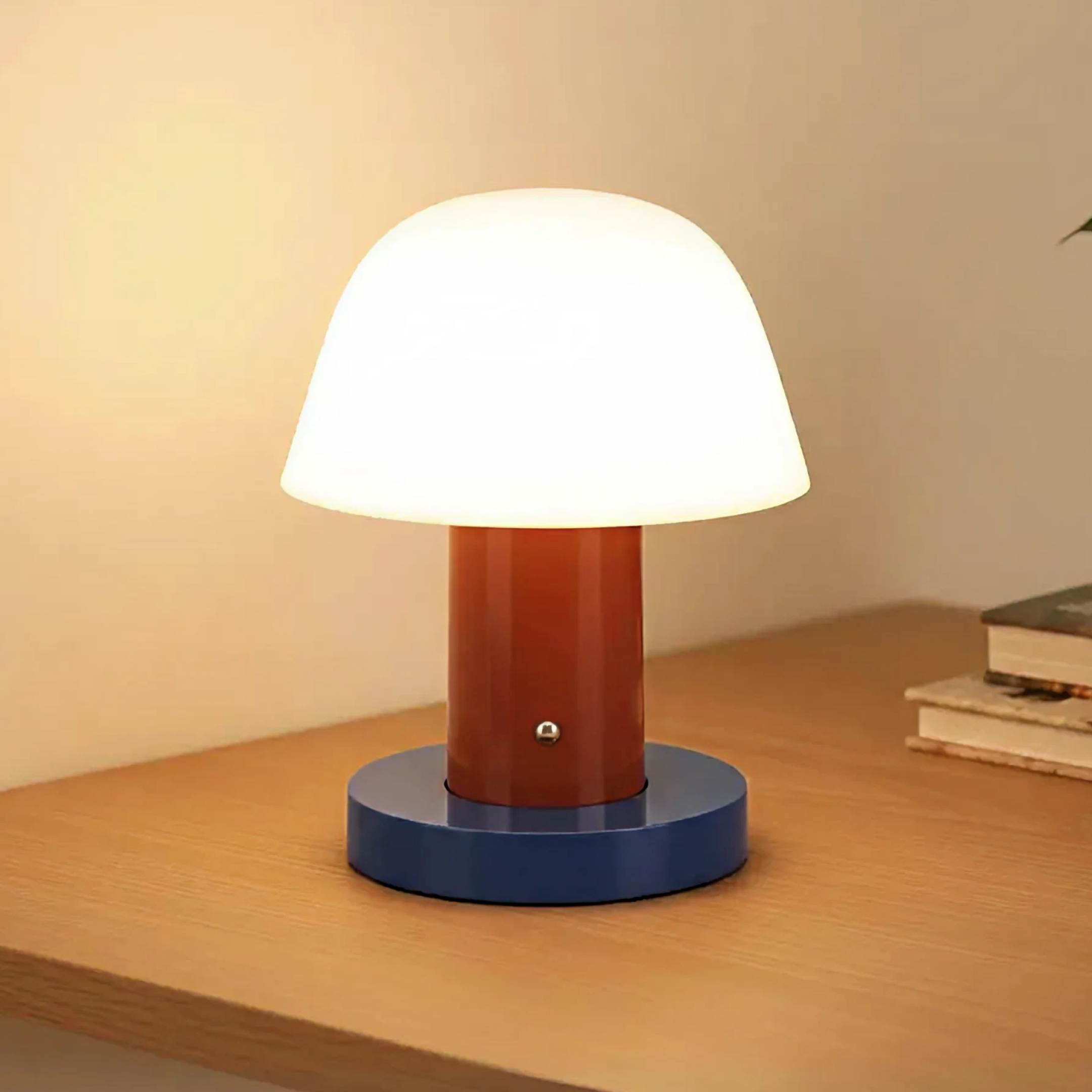 Colour Block Mushroom Lamp