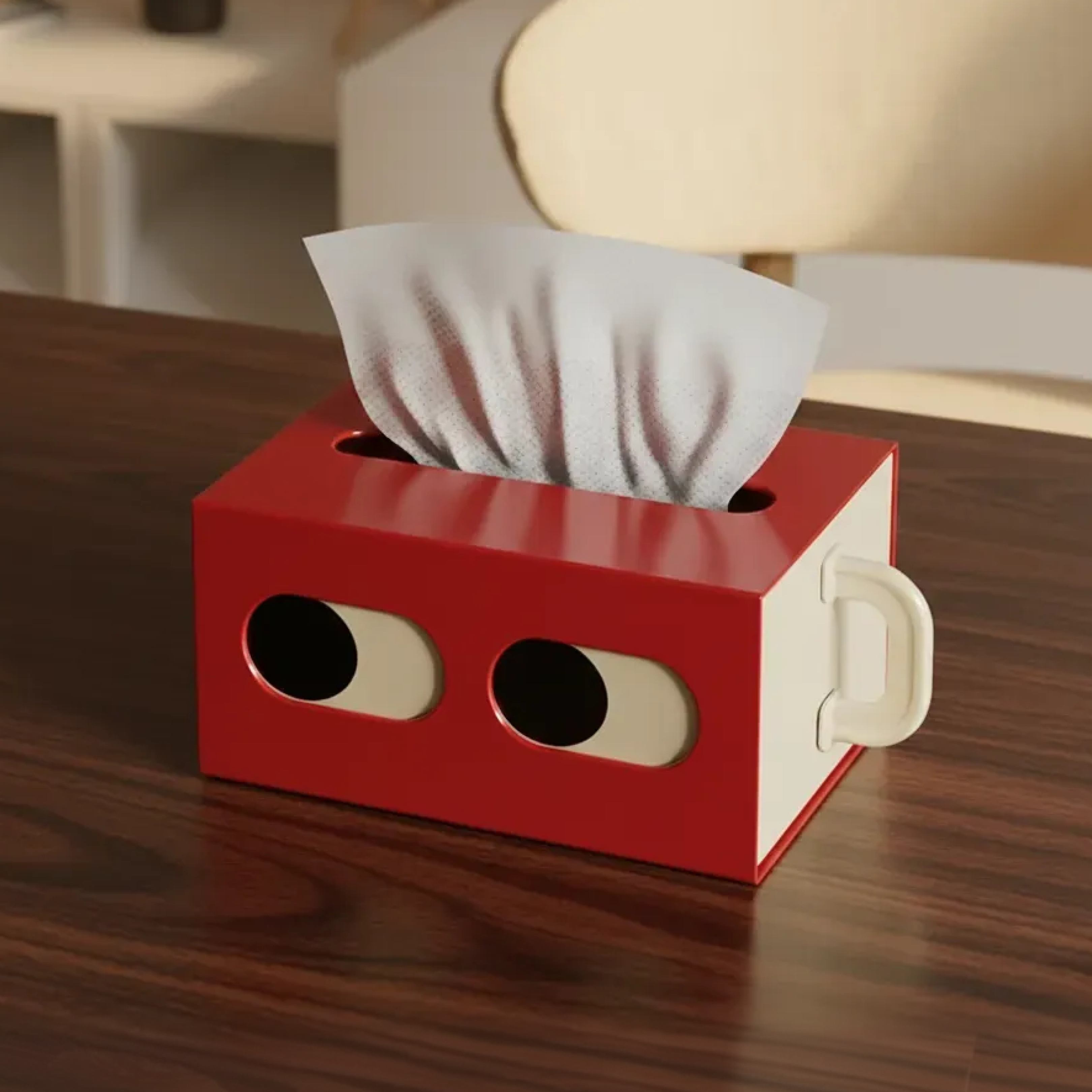 Friendly Tissue Box