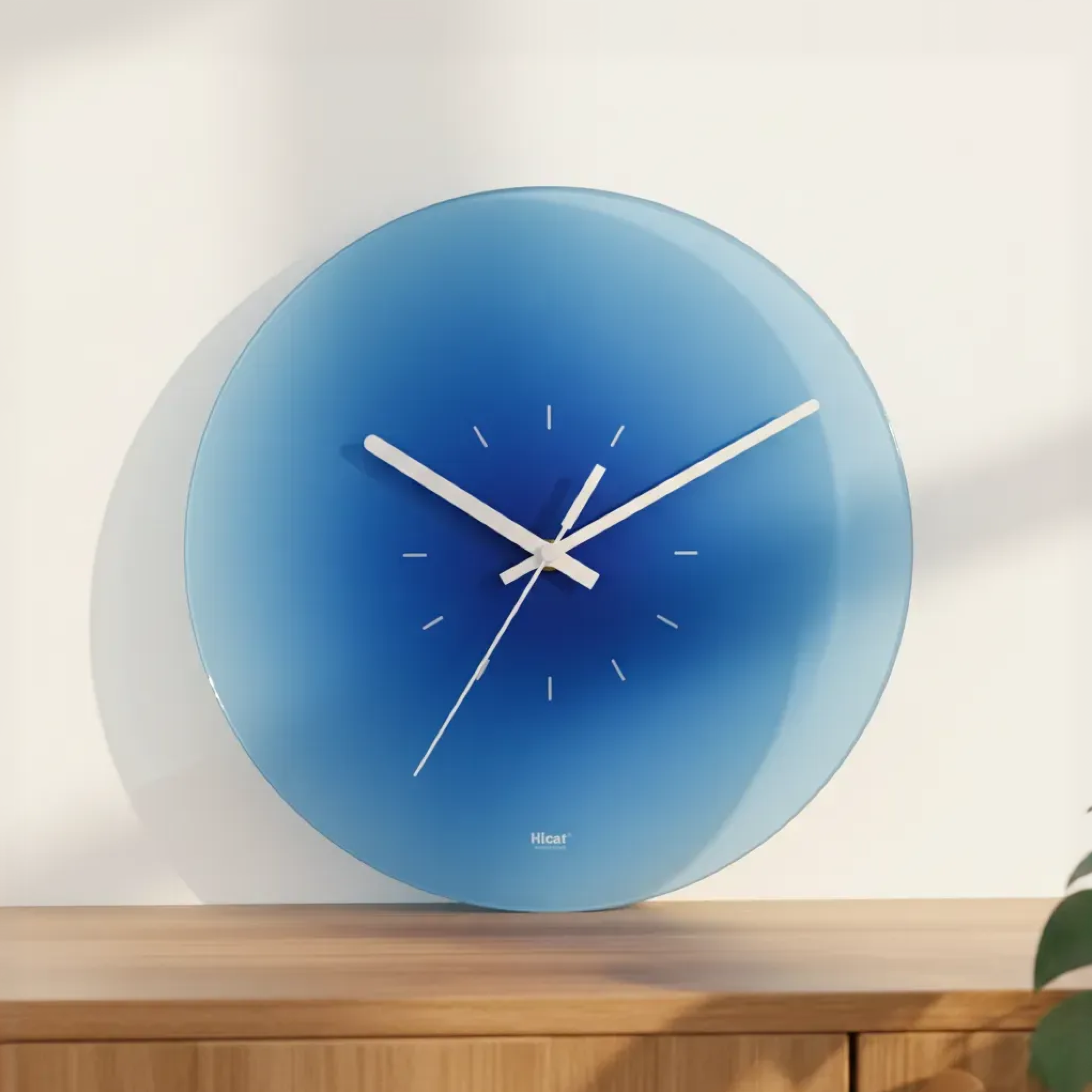 Gradient Glass Wall Clock