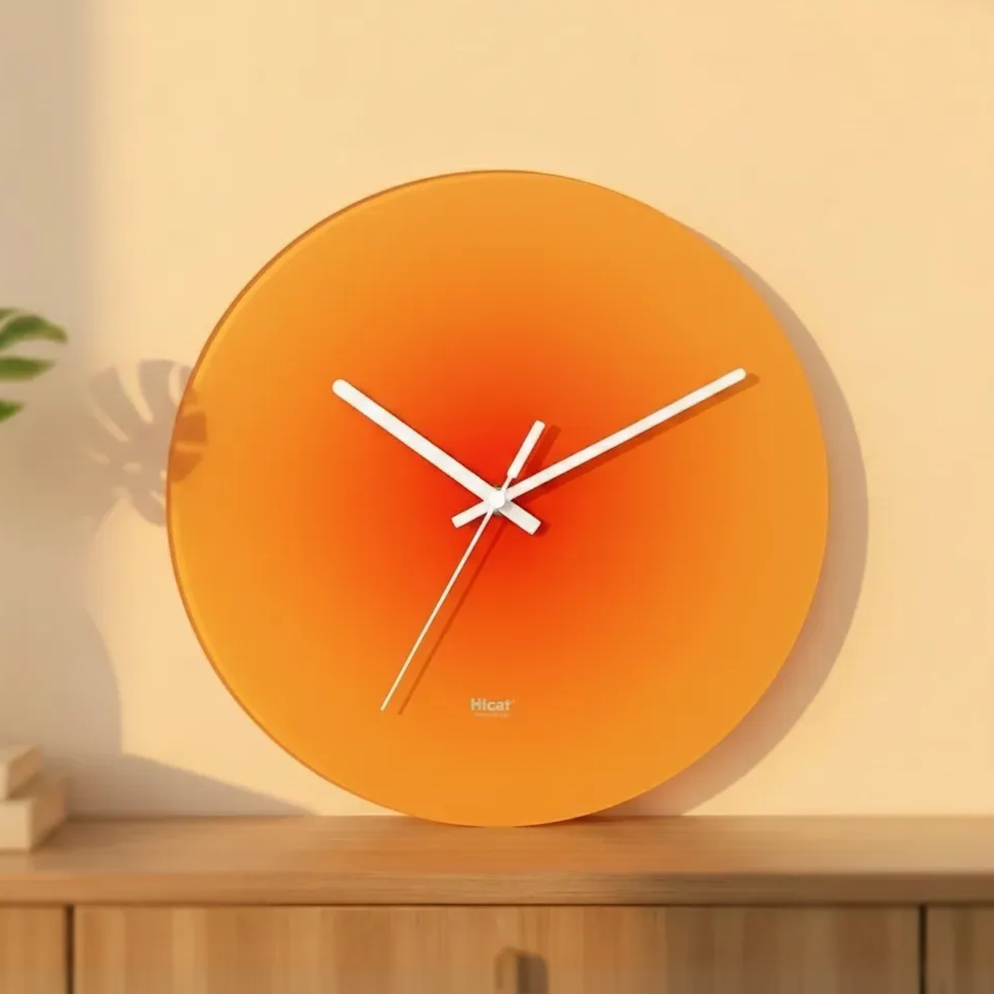 Gradient Glass Wall Clock