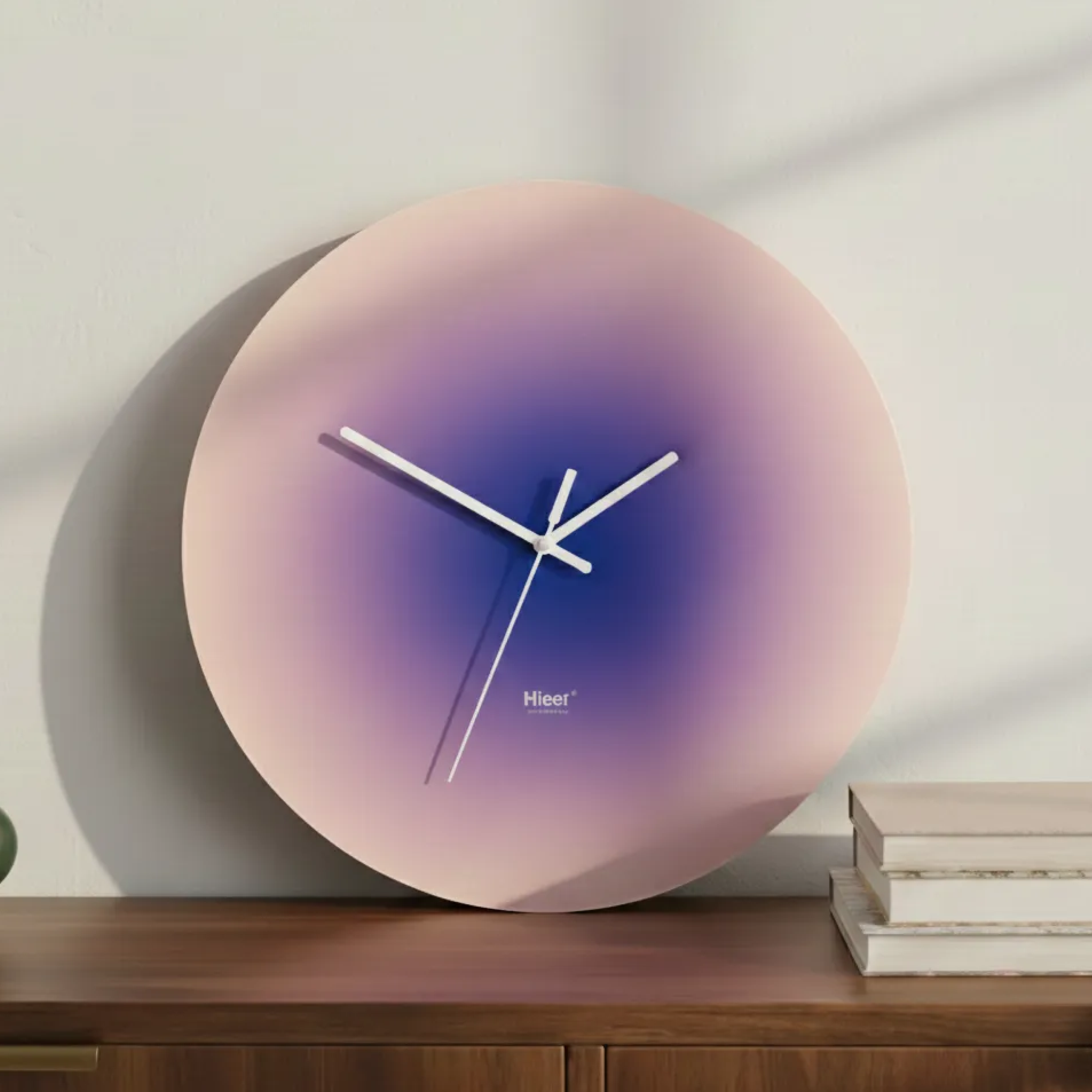 Gradient Glass Wall Clock