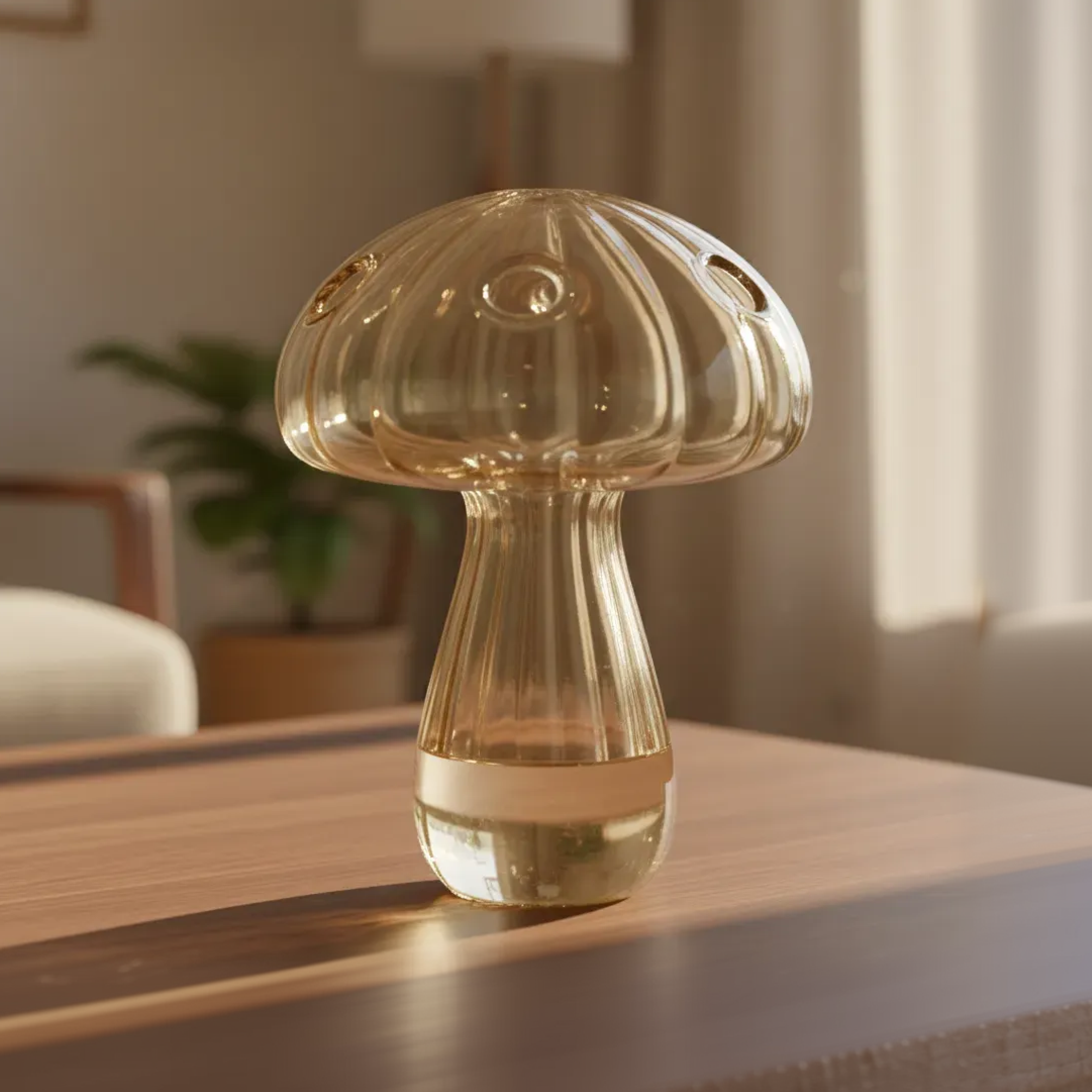 Mushroom Glass Vase