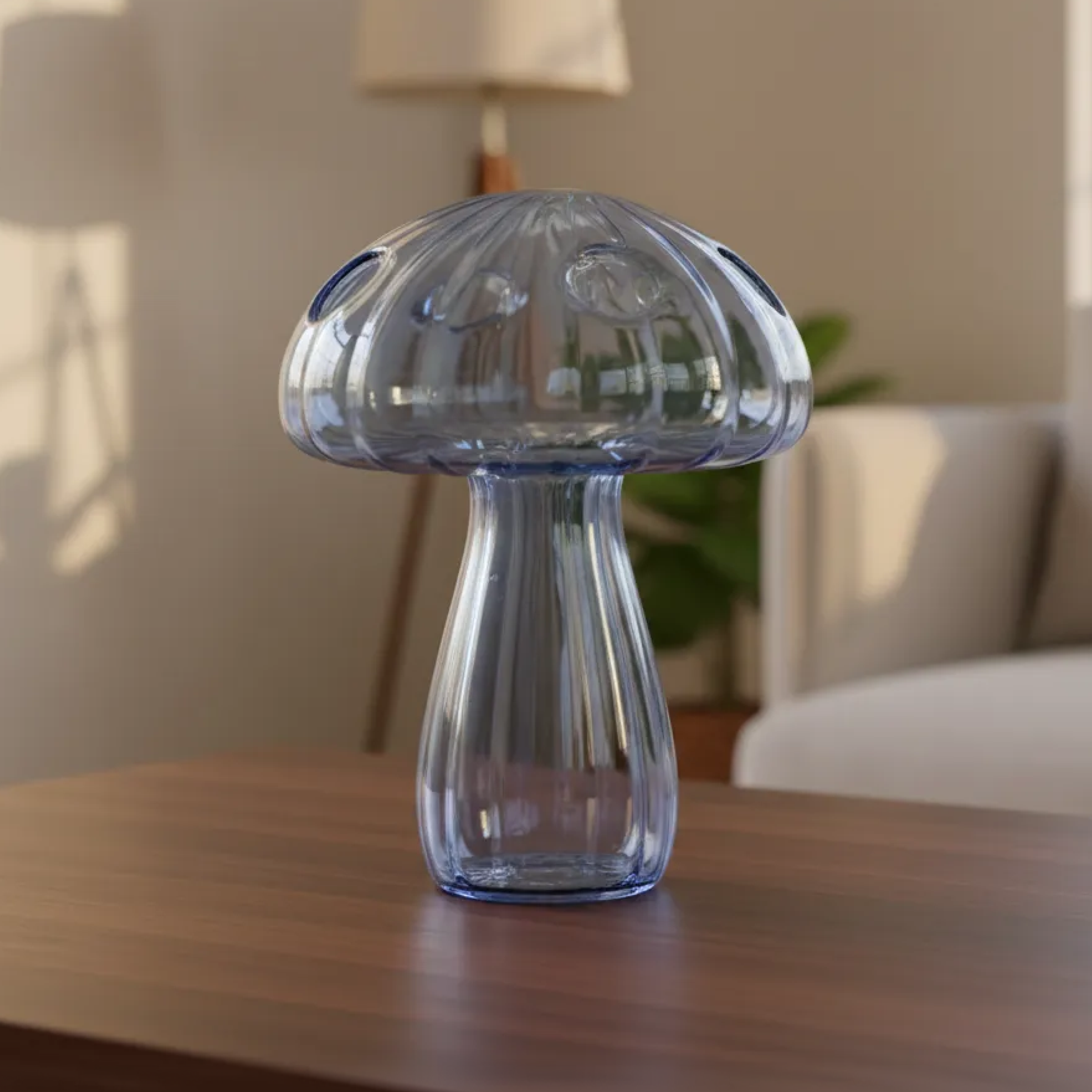 Mushroom Glass Vase