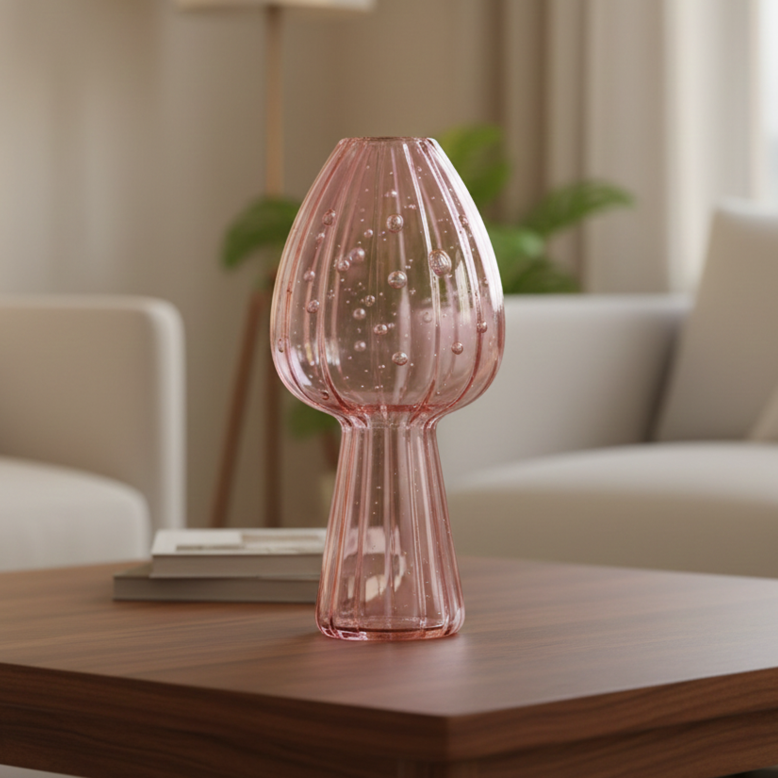 Mushroom Glass Vase