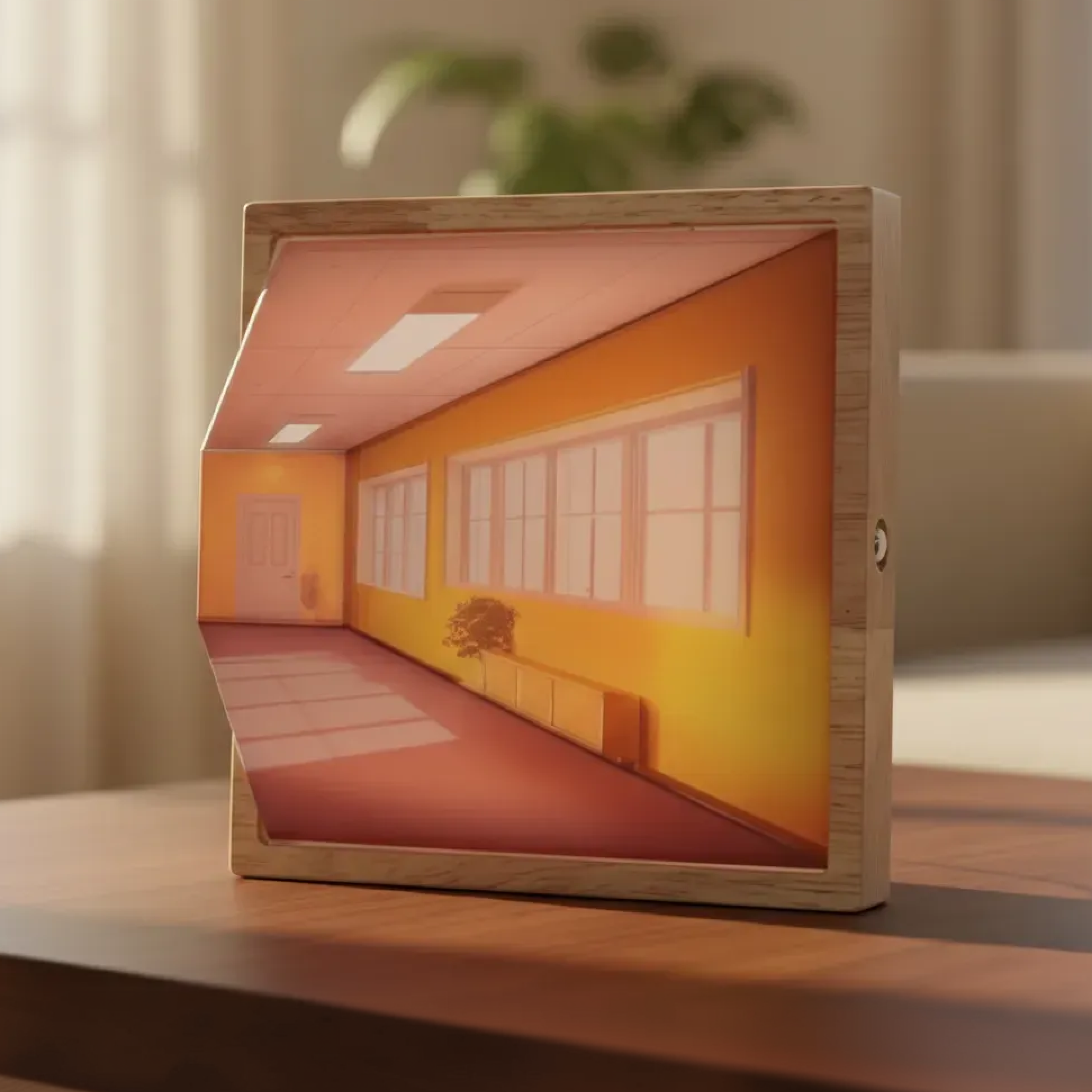 Perspective 3D Illusion Lamp
