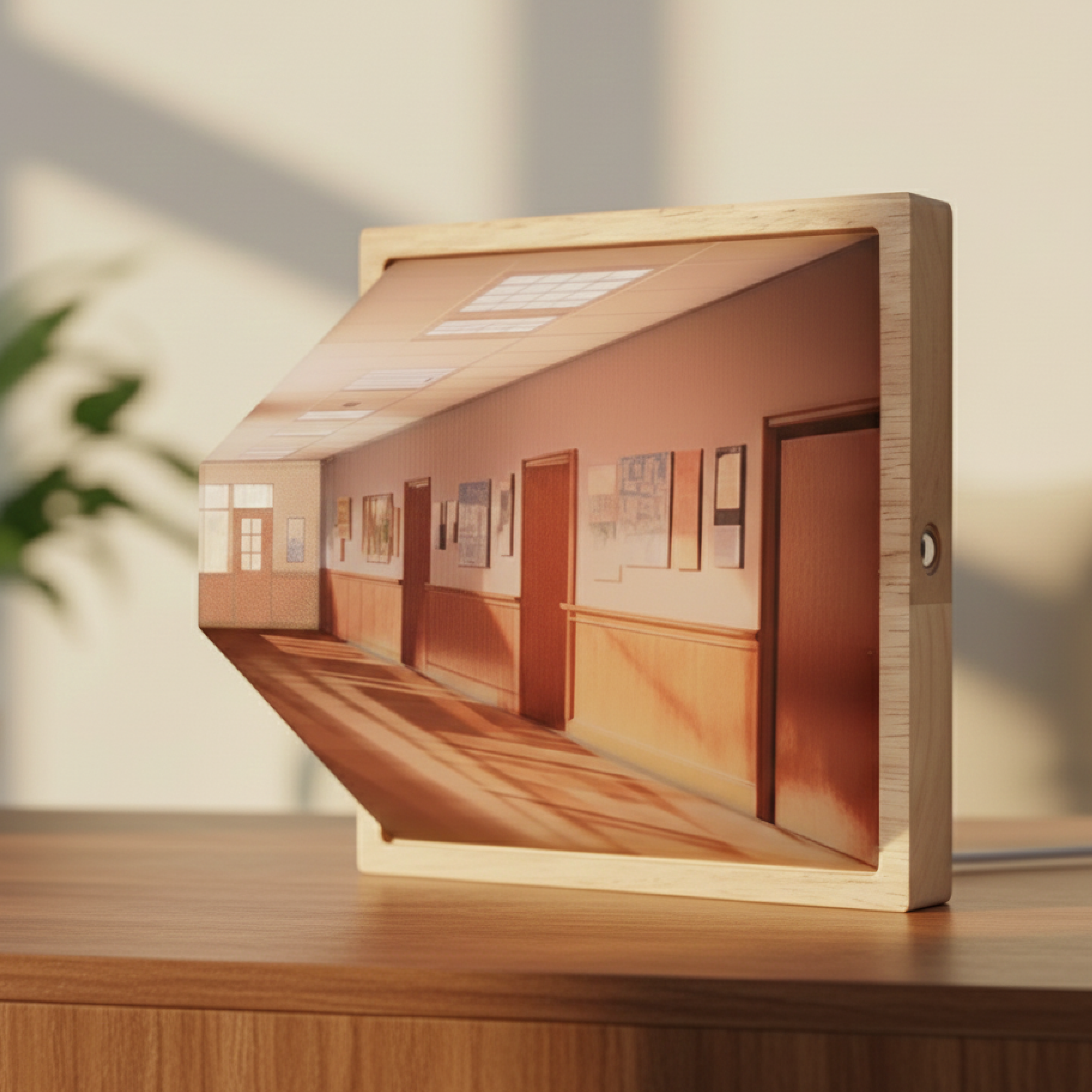 Perspective 3D Illusion Lamp