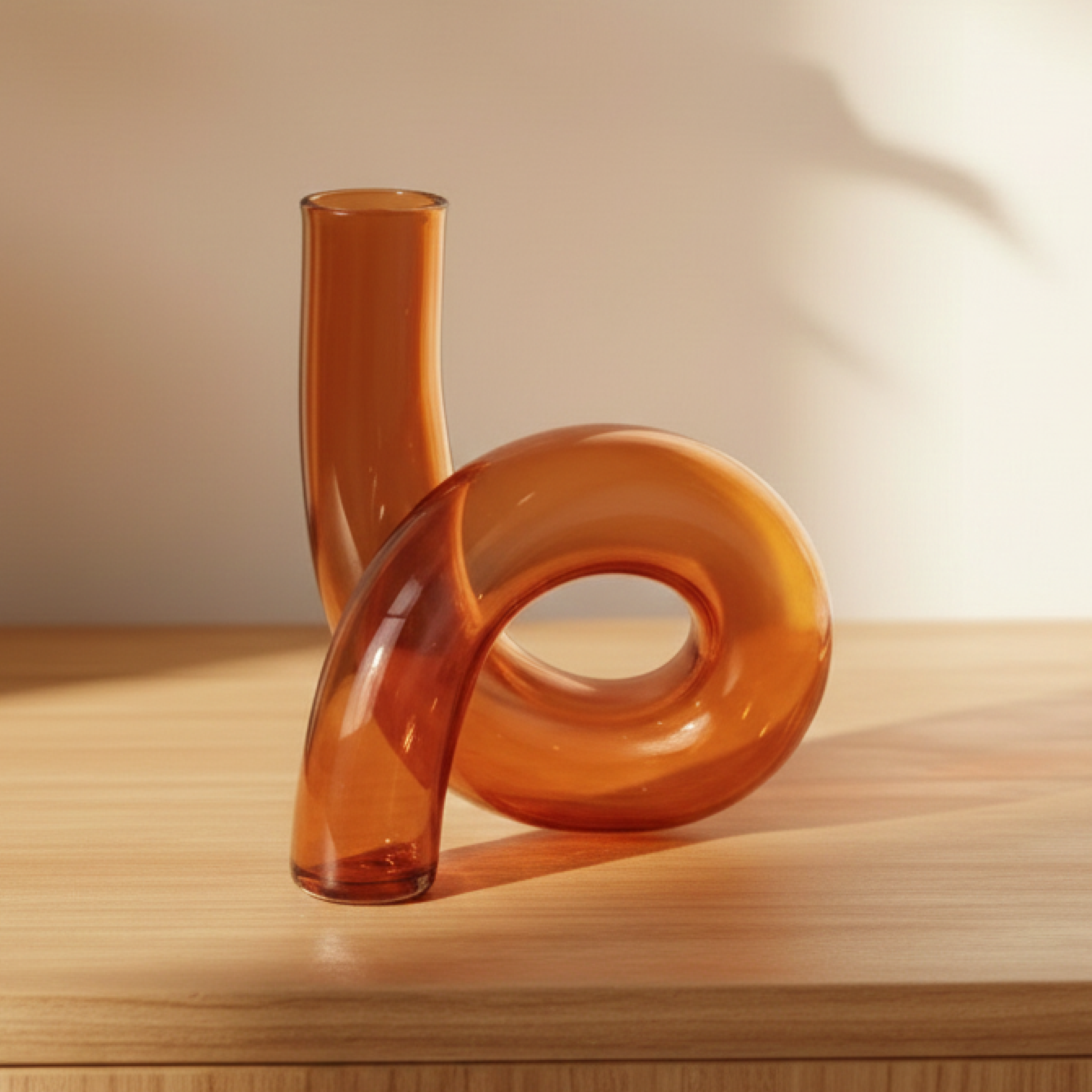 Ribbon Glass Vase
