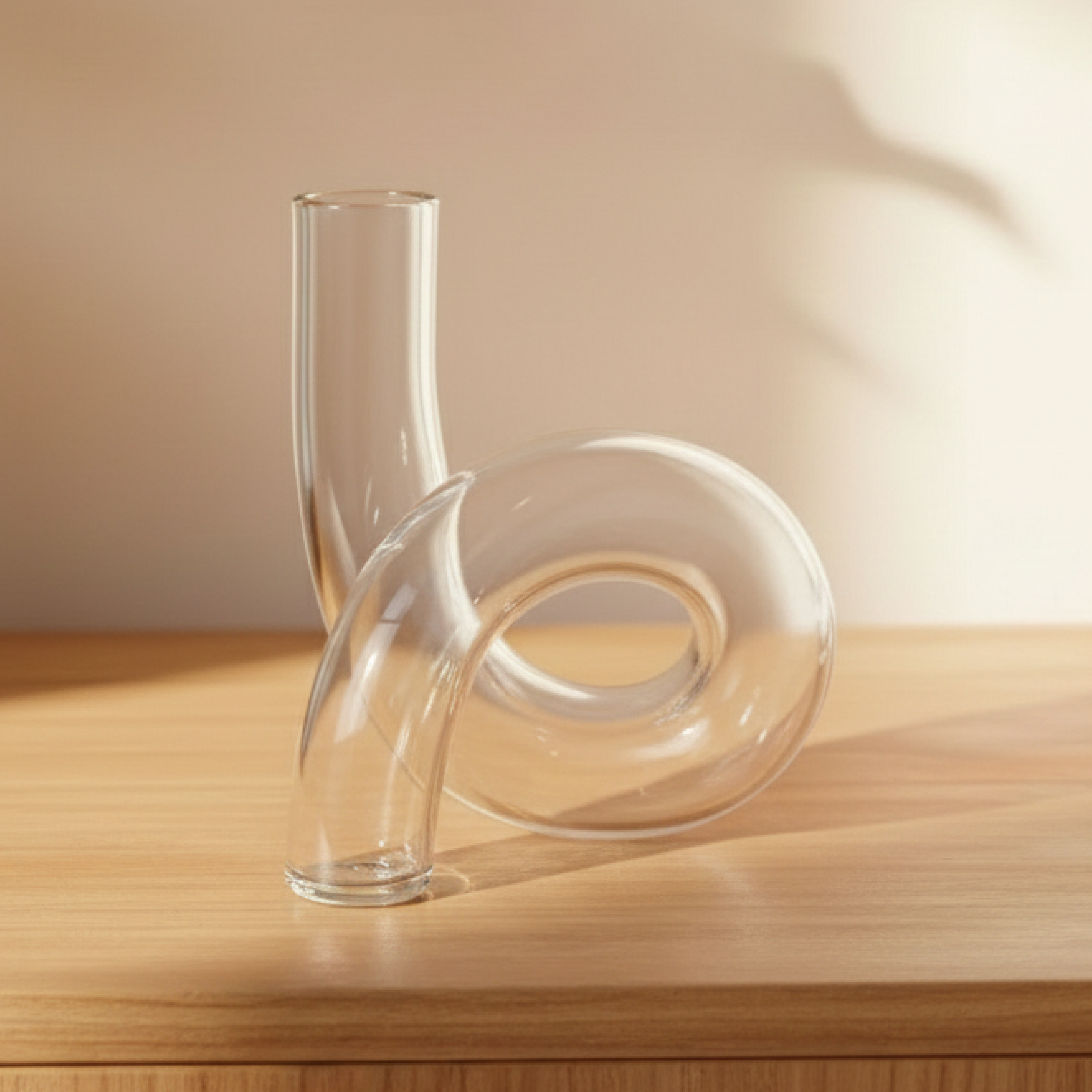 Ribbon Glass Vase