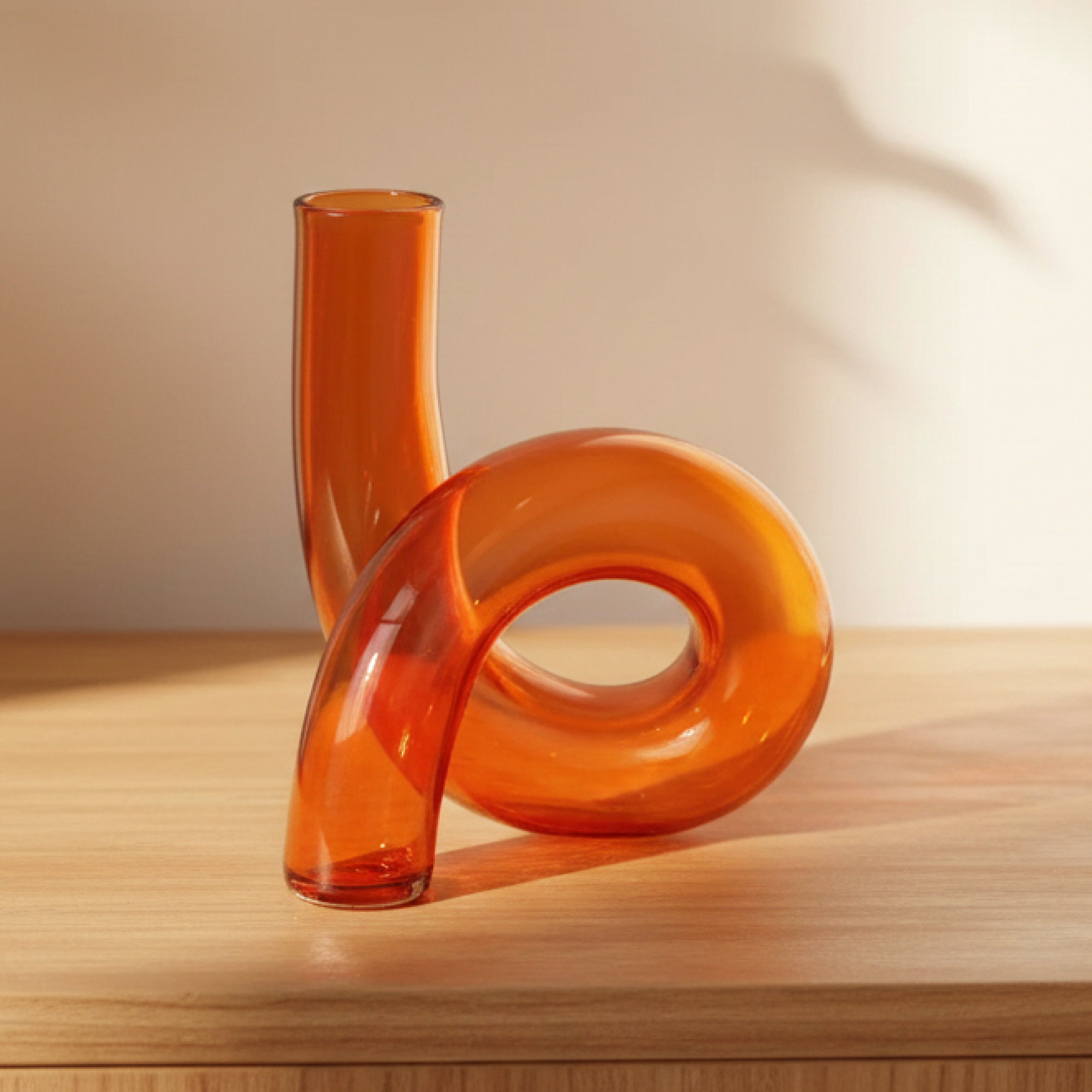Ribbon Glass Vase