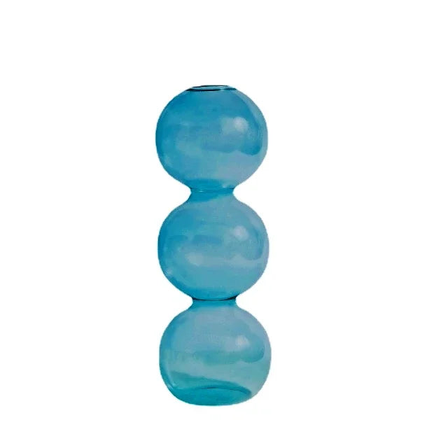 Nordic Creative Glass Bubble Vase Flower Arrangement Spherical Art Flower Ornaments Vases Decoration Home Birthday Gift