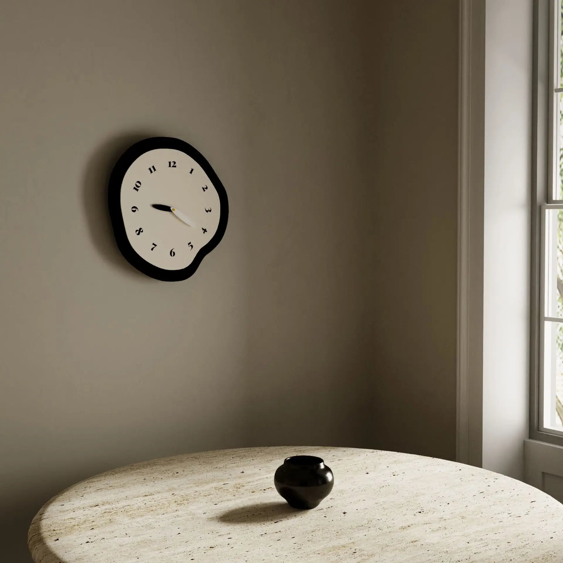 MOMO Scandinavian Wall Clock Restaurant Ins Clock Celebrity Clock Wall Clock Living Room Bedroom Super Silent Clock Living Room