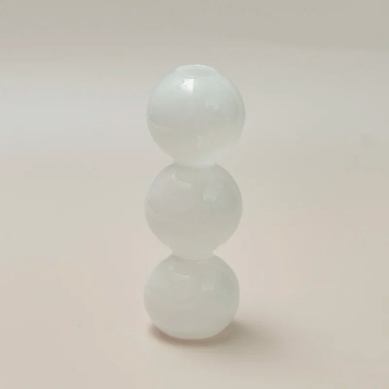 Nordic Creative Glass Bubble Vase Flower Arrangement Spherical Art Flower Ornaments Vases Decoration Home Birthday Gift