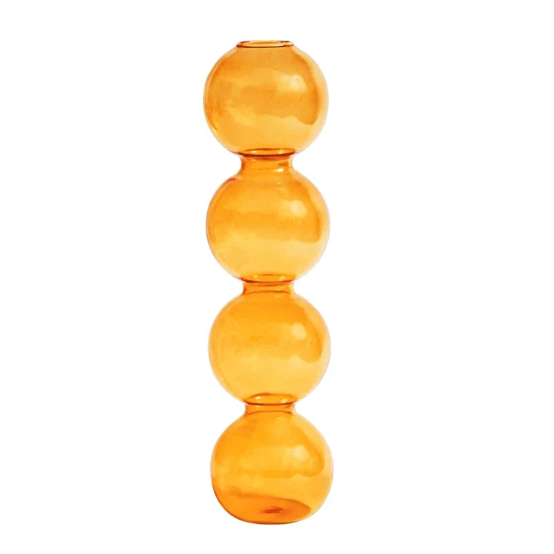 Nordic Creative Glass Bubble Vase Flower Arrangement Spherical Art Flower Ornaments Vases Decoration Home Birthday Gift