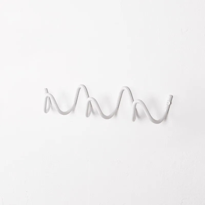 MOMO Minimalist Hooks Entry Bauhaus Coat Rack Wall Hanging Wall Behind Door Entryway Clothes Hat Hooks Electroplated Metal Hooks