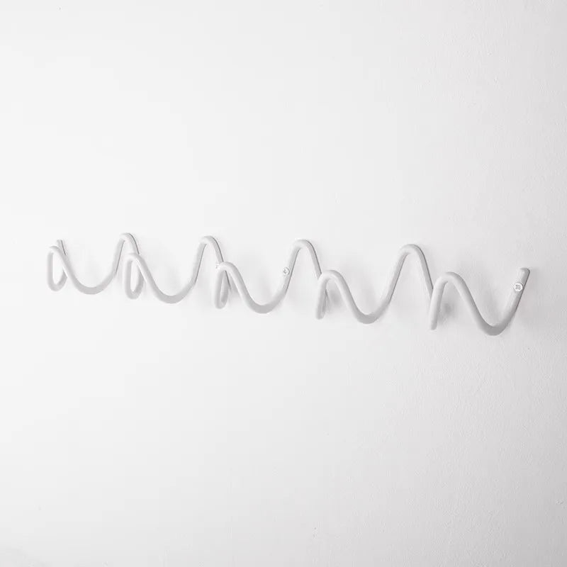 MOMO Minimalist Hooks Entry Bauhaus Coat Rack Wall Hanging Wall Behind Door Entryway Clothes Hat Hooks Electroplated Metal Hooks